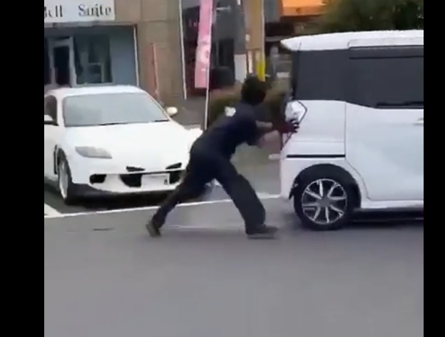 I think he's got a superhero complex