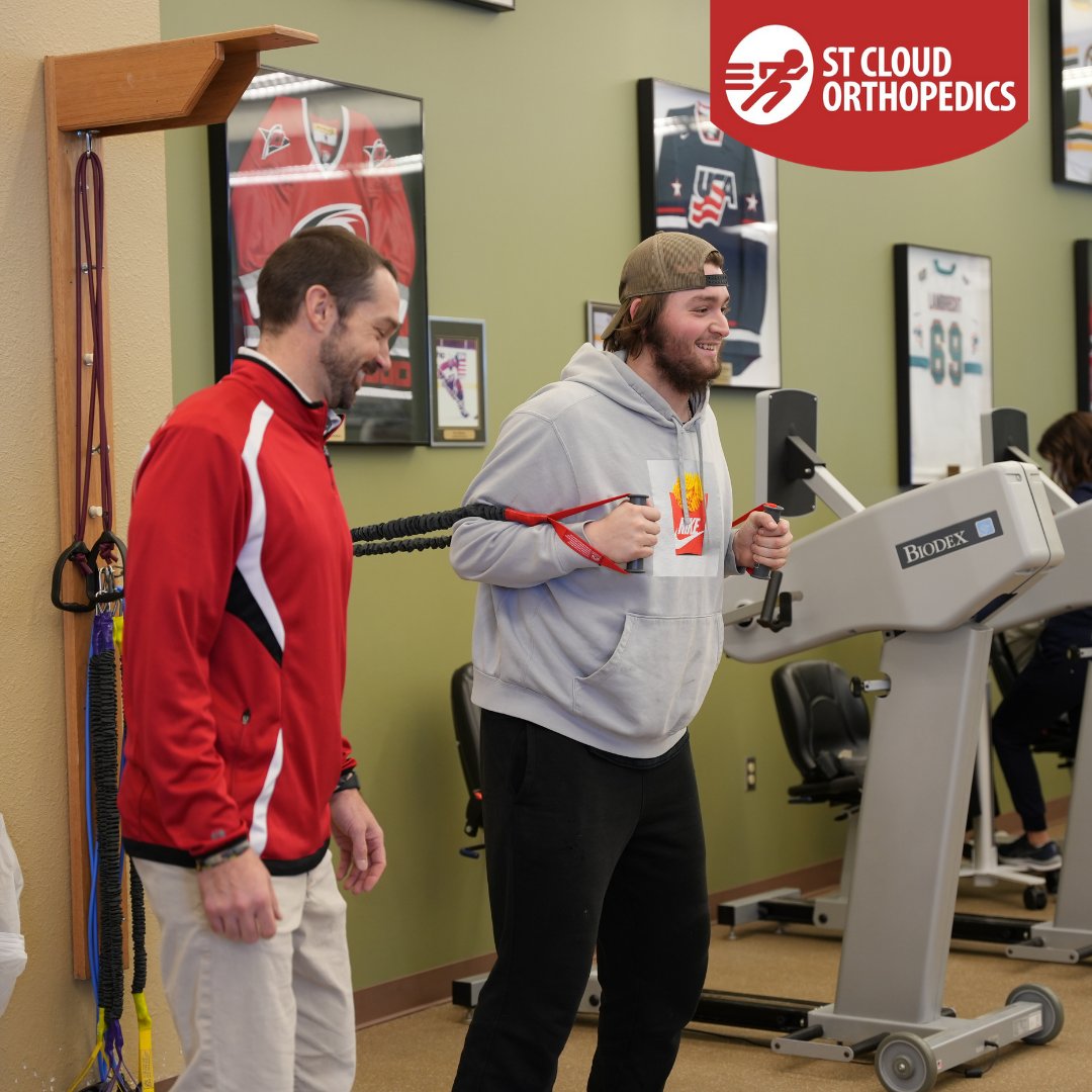 Stay in motion with St. Cloud Orthopedics! Our expertise in athletic training, sports medicine, and various therapy services allows us to craft a personalized care plan just for you. Let us help you move confidently towards your goals and embrace an active lifestyle.
