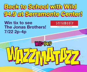 Wild949's tweet photo. Join @dreenagonzalez at @ShopSerramonte in Daly City on Saturday 7/22 from 2-4p!

Check out the latest back to school styles + you'll have a chance to win tickets to see the @jonasbrothers &amp; more at #WAZZMATAZZ! #serramontecenter https://t.co/5mfFkqOBDv