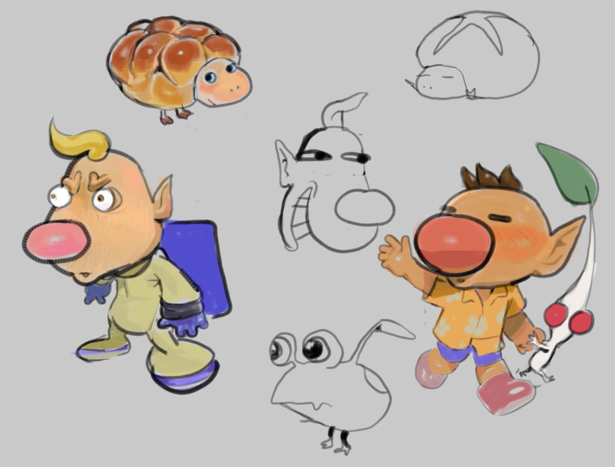 pikmin doodles...