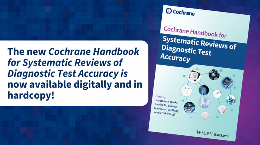 GoicocheaLugo's tweet photo. 🚨The new #Cochrane #Handbook for systematic reviews on the accuracy of diagnostic tests has just been published. #TestAccuracy #SystematicReviews
Link: https://t.co/nO23SgKg3b.
This is the second version of the handbook and consists of three parts. Further details are below: https://t.co/vjzIUrIg9i