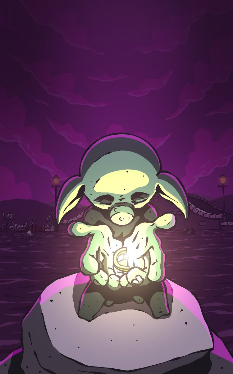 Chapter 2, phase 1 Finale.

Gom-lul Wo hands over one of the last missing pieces of the compass.

Goodjob Swamp and Saved Souls. There's only 1 piece left 👀.

#SavedSouls