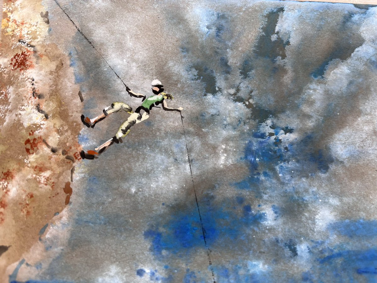 Tomorrow is the day! Had a practice backing off my front step and nearly burst into tears. So it’s not looking good guys 😂 Here’s a beautiful painting by a friend of how I want to look…. justgiving.com/page/jo-joyner…