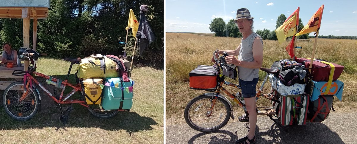 VeloLorient's tweet photo. Des ami--es anglais, Sylvie et kevin,  se sont fait voler leurs vélos . Il s'agit de deux longtails, de la marque Yuba. Si vous êtes  près de Lapalud, sur l'eurovéloroute Via Rhôna, jetez un oeil !! Sylvie et kevin pensent vélo, vivent vélo, respirent vélo. On partage plizz ! https://t.co/DAjawRE5YH