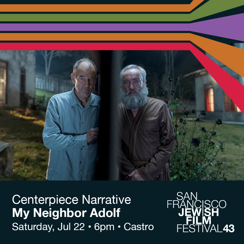 Goethe-Institut San Francisco (@sfgoethe) on Twitter photo We're proud to partner with <a href="/SFJewishFilm/">Jewish Film Institute</a> in co-presenting My Neighbor Adolf at the 43rd San Francisco Jewish Film Festival, July 20 – August 6 in the #BayArea!
🎟️Screen times & tickets:
jfi.org/sfjff-2023/fil…
#SFJEWISHFILM #SFJFF43 We're proud to partner with <a href="/SFJewishFilm/">Jewish Film Institute</a> in co-presenting My Neighbor Adolf at the 43rd San Francisco Jewish Film Festival, July 20 – August 6 in the #BayArea!
🎟️Screen times & tickets:
jfi.org/sfjff-2023/fil…
#SFJEWISHFILM #SFJFF43