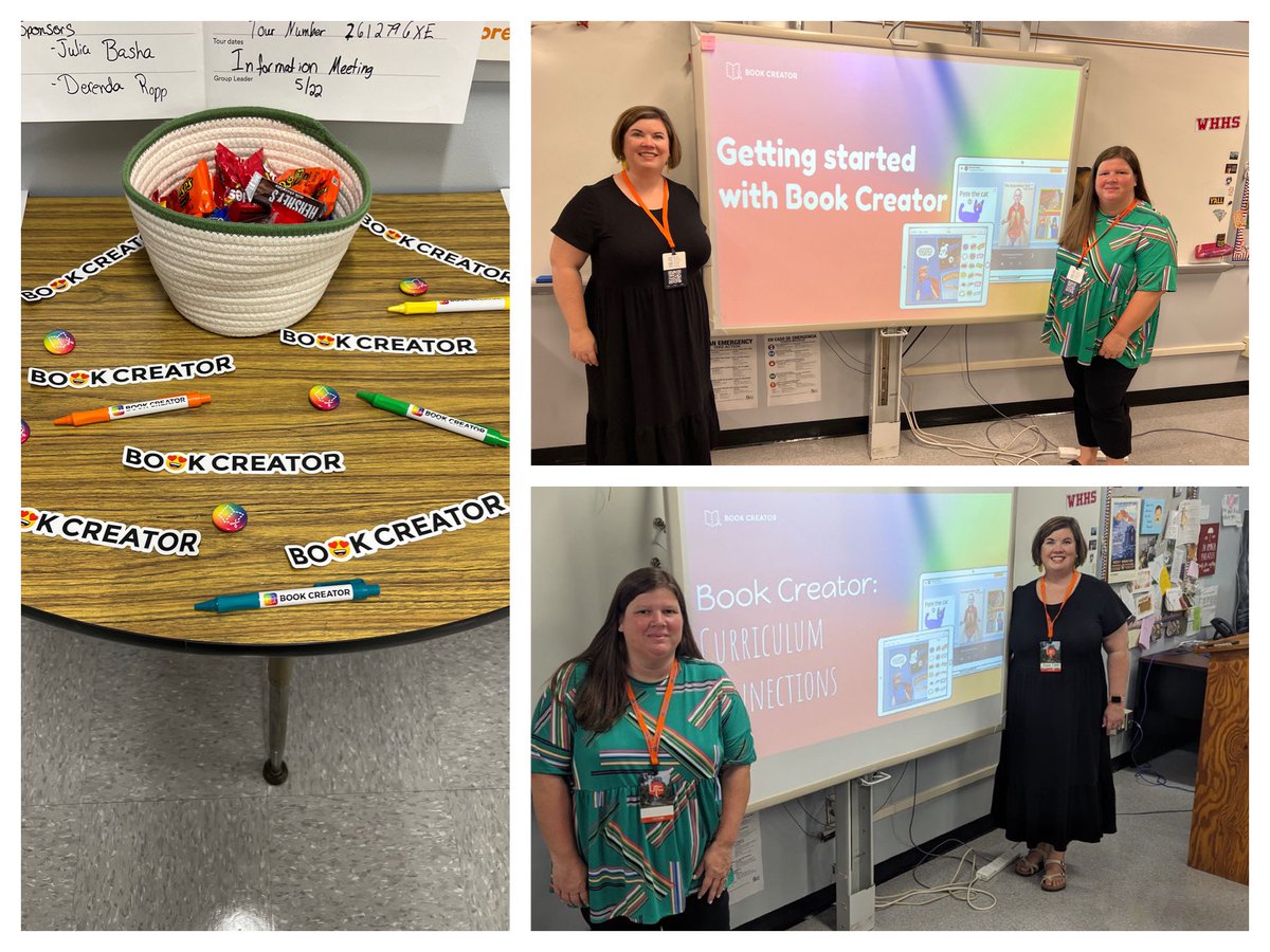 Had a great day co-presenting 4 <a href="/BookCreatorApp/">Book Creator from Kami</a> sessions with <a href="/ashghend/">Ashley Henderson</a> at <a href="/upstatetech/">Upstate Tech Conf</a> today!  We loved sharing how to get started and how to implement this amazing resource in classrooms!