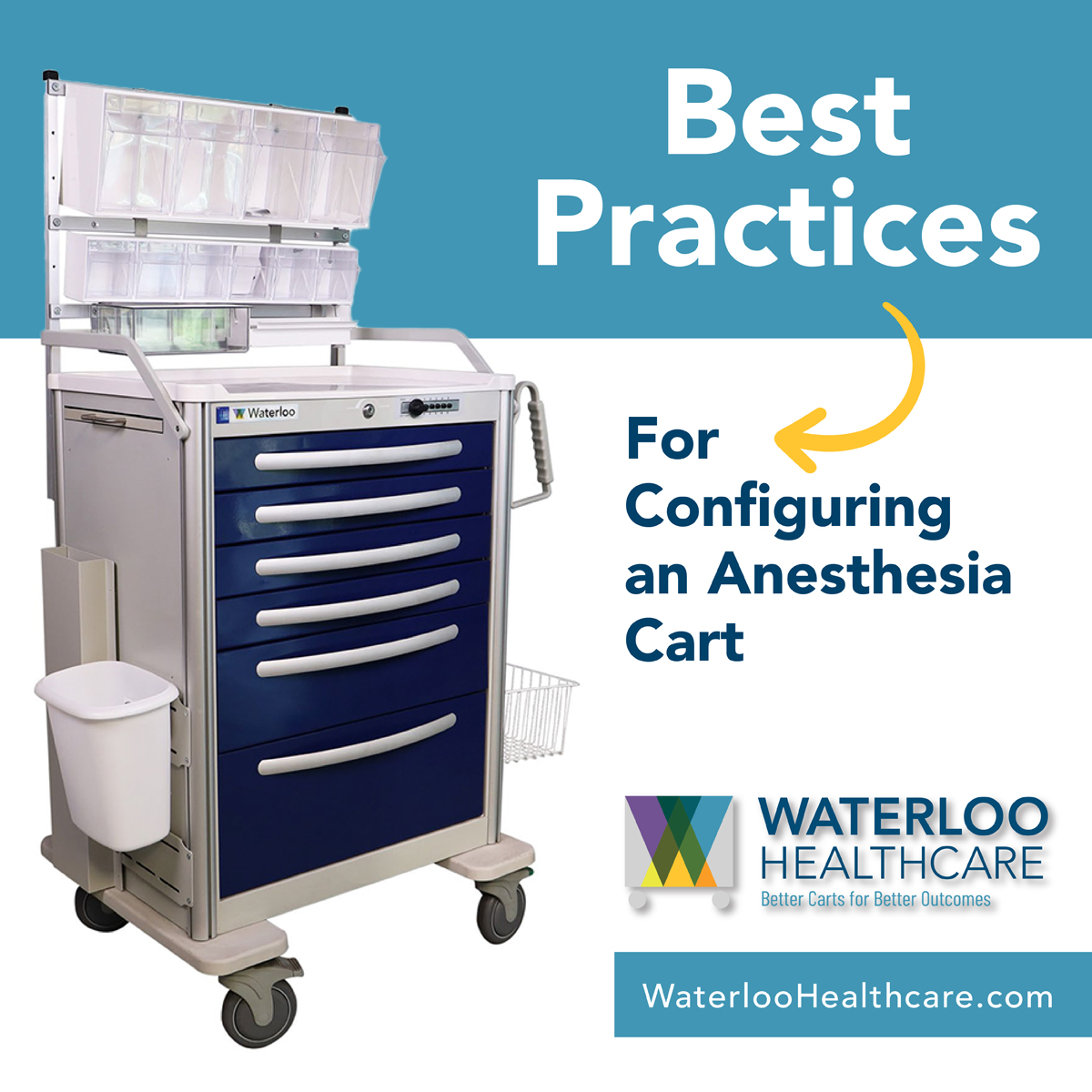 Properly configuring an #anesthesia cart is crucial 💙. We’ll highlight best practices including supply organization, medication management, equipment placement, and safety and security considerations. waterloohealthcare.com/waterloo-healt…