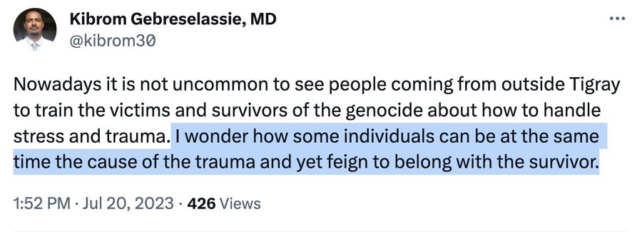makeinjera's tweet photo. We asked the same question @kibrom30. But it seems like Mekelle University (@MekUniETH) values the work of known Ethiopian rape &amp; genocide apologists. 😕 
**tama nigebir** https://t.co/LVTadIgfHN