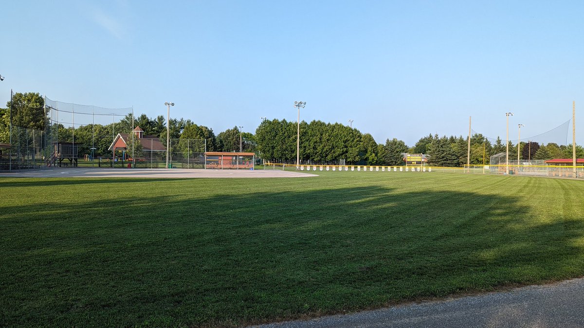 Games for the #CarpShootout get underway tomorrow at 7PM, and the diamond is in tip-top shape.

Visit carpshootout.ca/2023 for full details.