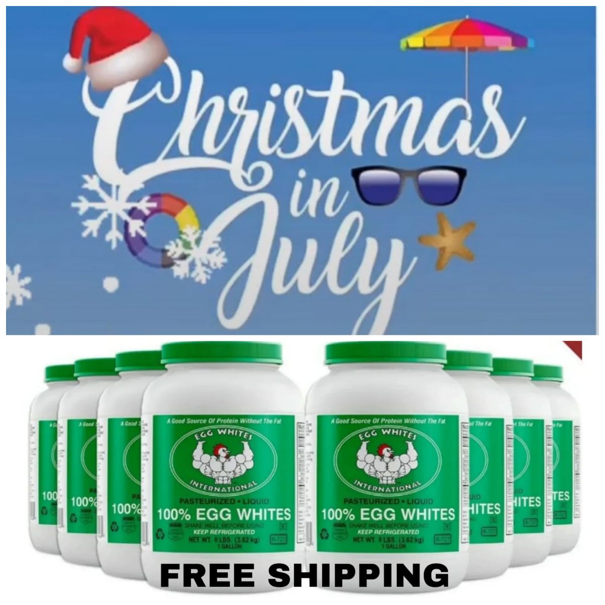 SAVE $35 on 4 gallons with Christmas in July