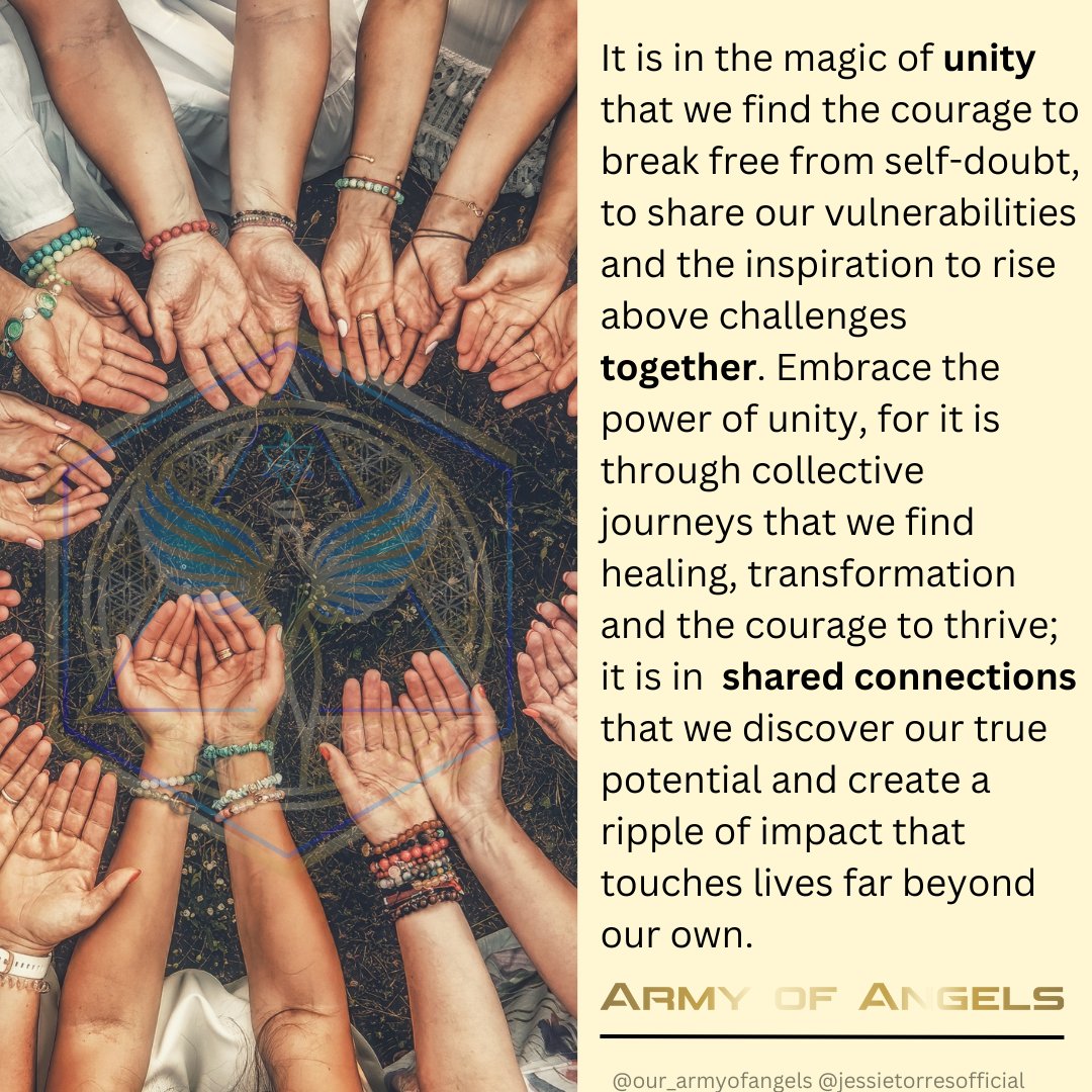 #ArmyofAngels #PowerOfUnity #StrengthInTogetherness #UnitedWeStand #TogetherWeRise #CollectiveStrength #WeAreOne #CommunityMatters #SupportEachOther #StrongerTogether #LoveInUnity #TogetherInHope #EmpowermentThroughUnity #StandTogether #UnityThroughCompassion