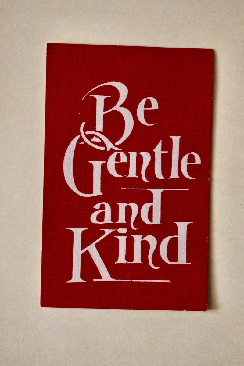 Be Gentle And Kind vintage post card etsy.com/listing/144033… #etsy #estyseller #etsystore #vintage #vintagepostcard #postcard