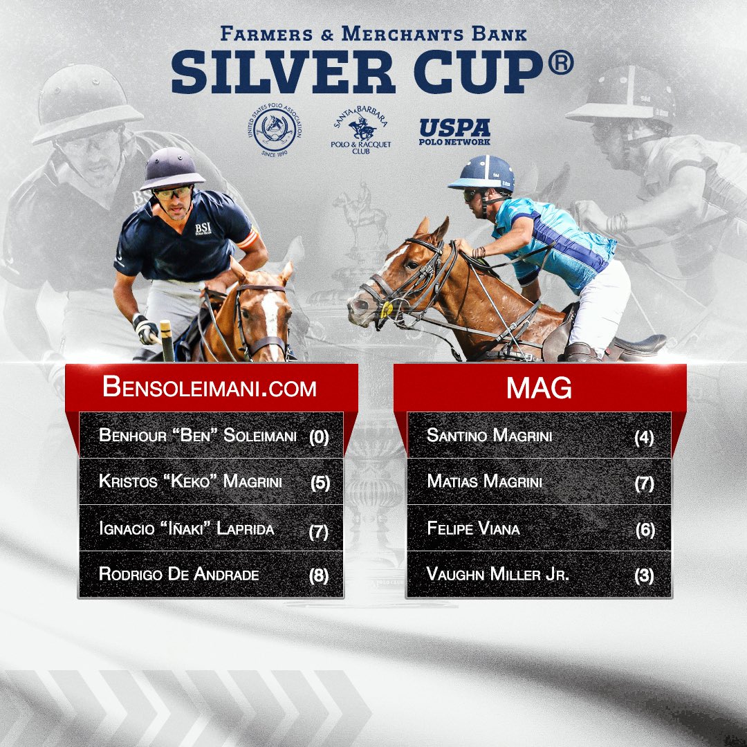 PoloAssociation's tweet image. The wait is over! 🎉  Presenting the six 2023 Farmers &amp;amp; Merchants Bank Silver Cup®️ teams

The USPA Polo Network livestream coverage of the California event will begin with the semifinals on Friday, August 11. Find out more about the teams and historic tournament here 👉…