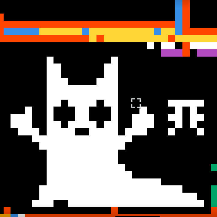 RainWorldGame's tweet photo. With r/place returning we are already seeing the #Rainworld community work together and draw slugcats in the canvas! 

We are eagerly watching the development of the slugcats and can't wait to see the results! ❤️ https://t.co/VoKvVShHiy