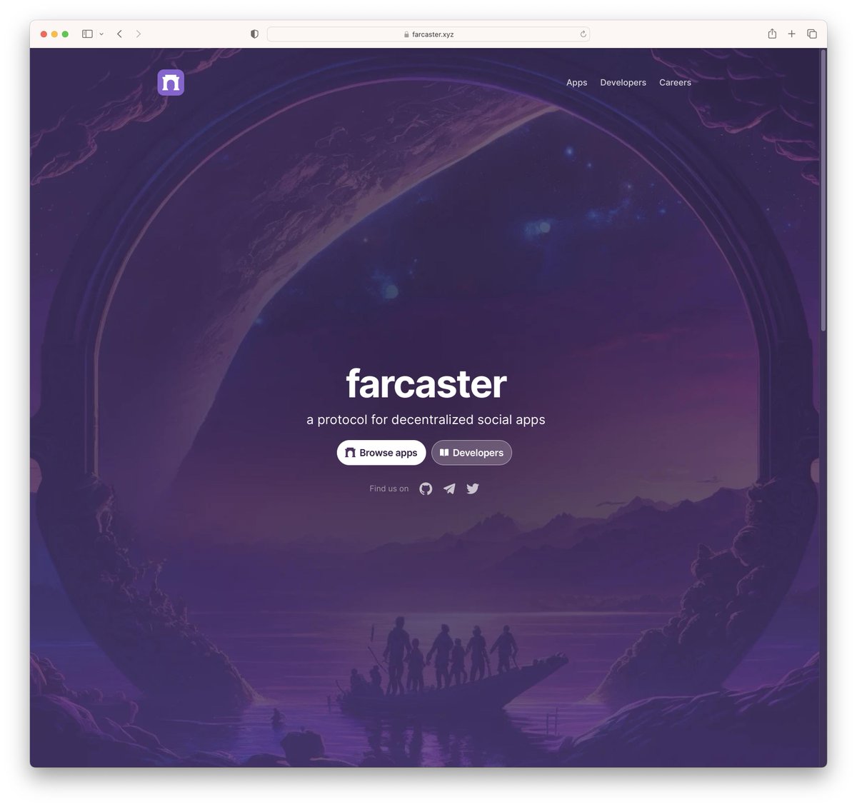 farcaster_xyz's tweet photo. We just shipped an updated protocol website with: 

- better discovery for apps
- more organized developer tutorials