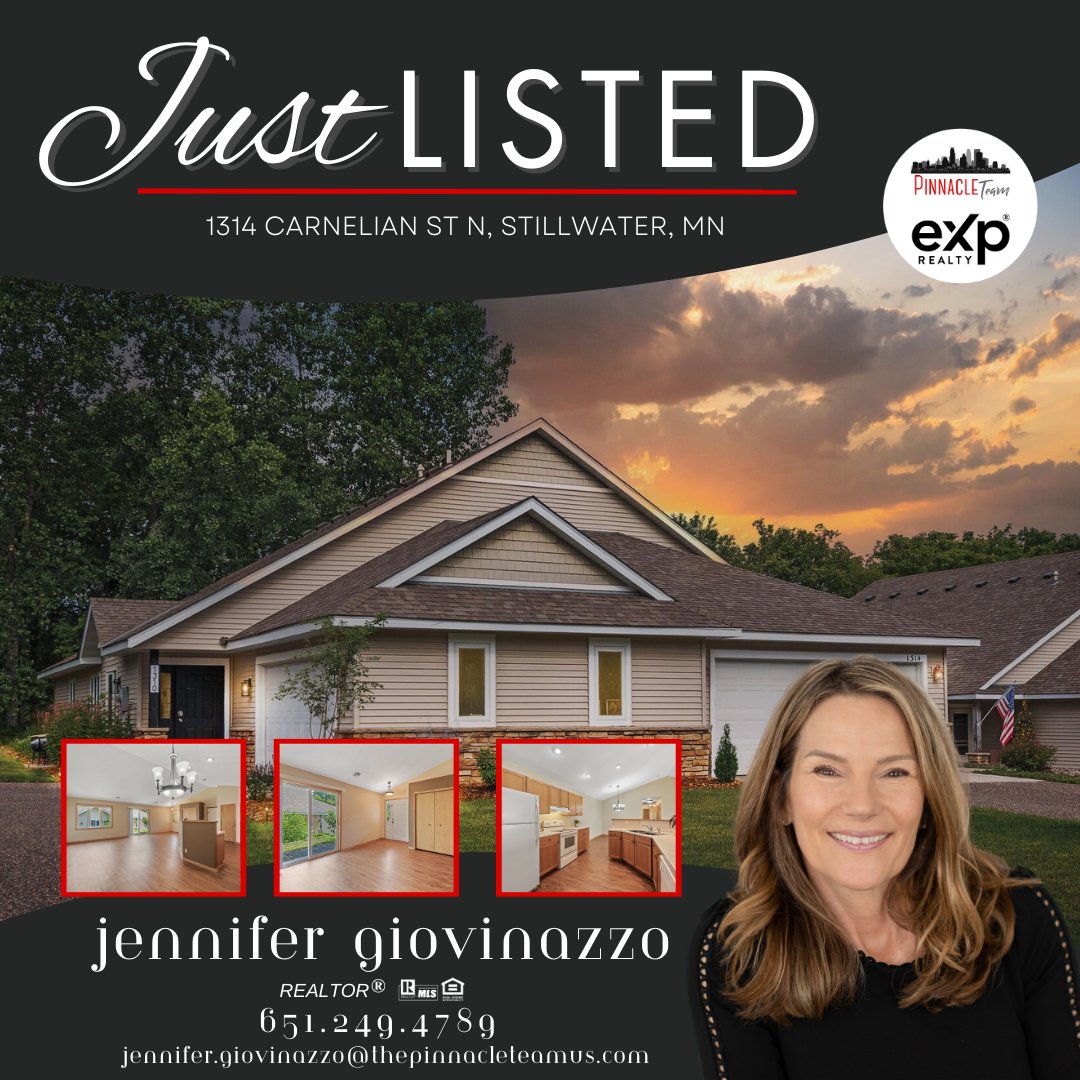 This home is now ACTIVE!

#JustListedMN #PinnacleTeam #PinnacleTeamMN #EXPRealty #EXPRealtyMN #RealEstate #RealEstateMN #Realtor #RealtorMN #StillwaterMN #JenniferGiovinazzo #JenniferGiovinazzoRealtor