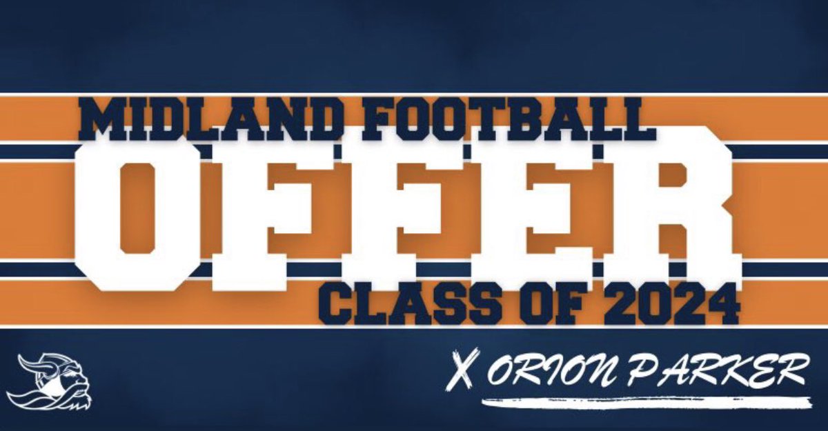 After a great team camp and a talk with <a href="/coachgoulet/">Jack Goulet</a> I have been blessed to receive an offer to play football at <a href="/MidlandU_FB/">Midland Football</a>