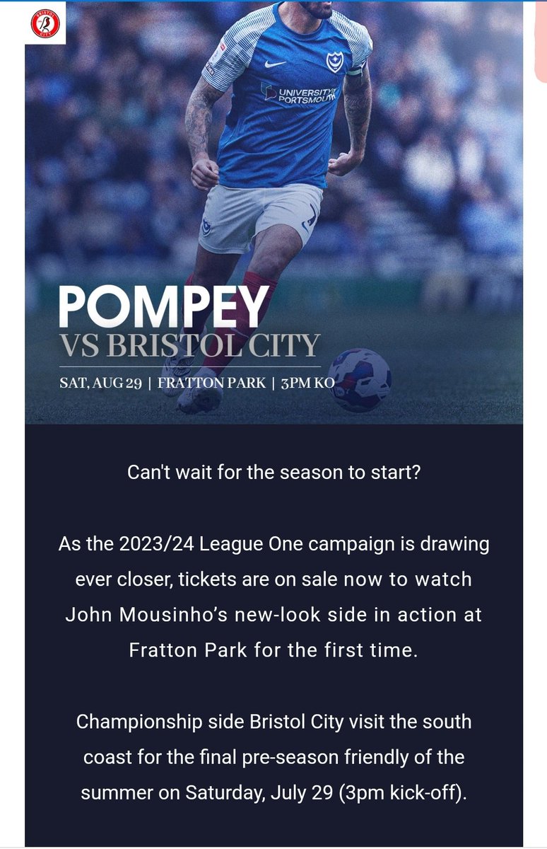 TANKGURL73's tweet photo. @Pompey you have different dates on this, which is correct please https://t.co/mrUGFF0oTn