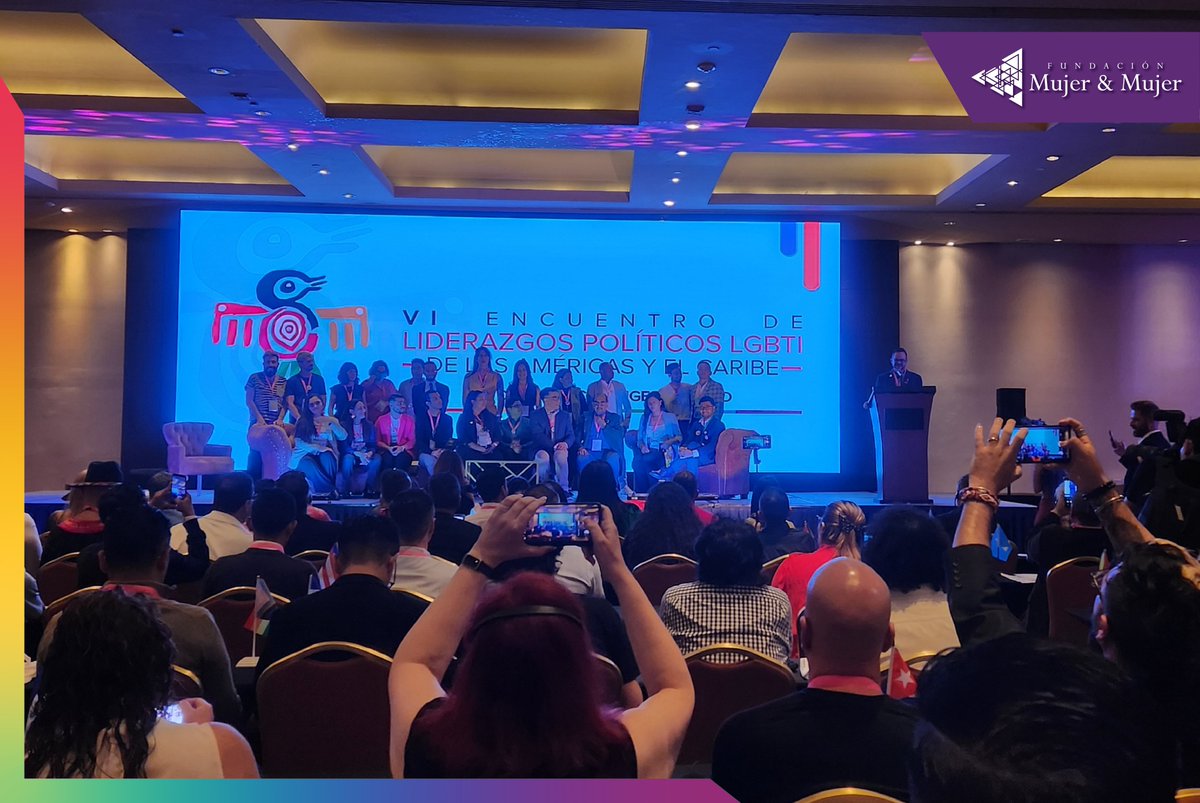 #IncidenciaQueTransforma 
Llegó el día, aquí estamos en el Encuentro de Liderazgos Políticos LGBTI de las Américas. El evento más grande🌎 que reúne a #LiderazgosLGBTI
 
🌈 Desde #Ecuador te enviamos todas nuestra fuerza lésbica feminista #LíaBurbano