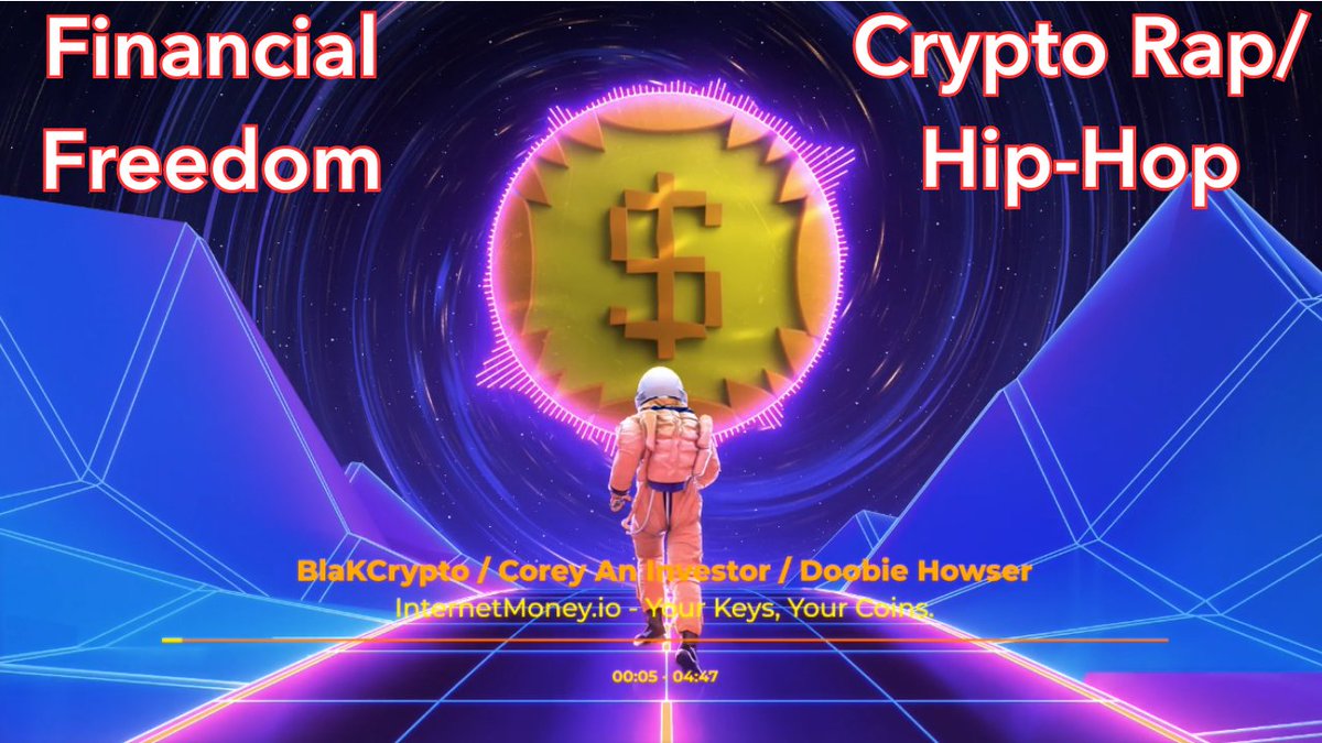 🚨Announcement🚨 A 🔥#InternetMoney #hiphop track just dropped. Featuring @blakcrypto and @Wizkidd77. There are infinite ways to bring awareness and adoption to the things you believe in. Thank you gentleman, for investing your art, in us. youtu.be/zJWdwvZ3wtk