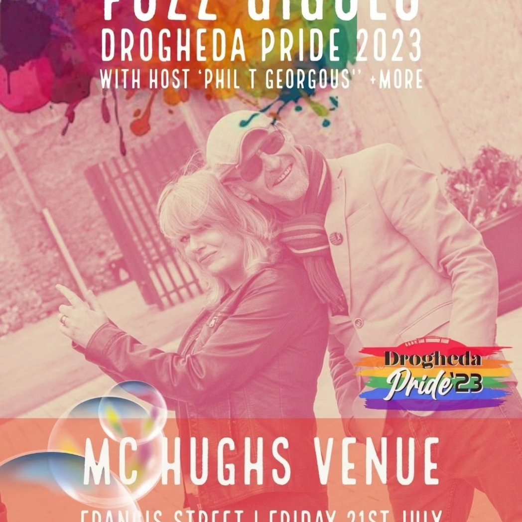What's on Friday 

Join us at Millmount Museum 12noon where we raise the pride flag With Mayor Tully &amp; special Guests 

Youth Pride 
 Boomerang Youth cafe LGBTQ music gig 

Extravaganza Show hosted by Phil T Georgous 

<a href="/FuzzGigolo/">Fuzz Gigolo</a> <a href="/PhilTGorgeous/">Phil T Gorgeous</a>
<a href="/Louthchat/">#LouthChat</a> <a href="/McHughsVenue/">McHughsVenue</a>