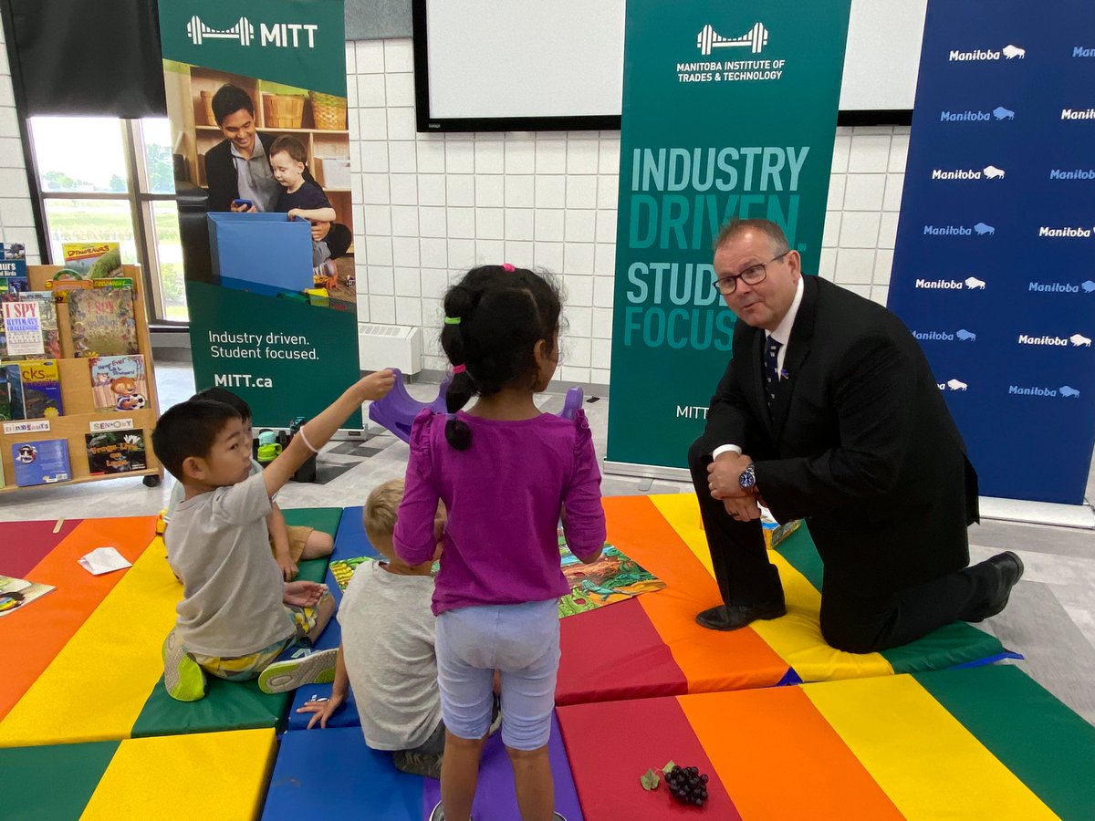 Hon. Wayne Ewasko 🇺🇦 (@minewasko) on Twitter photo Glad to announce that our <a href="/MBGov/">Manitoba Government</a> & the Federal Government are investing $180 million, continuing to make childcare more affordable, adding more than 3,700 new licensed & funded infant, preschool & school-age spaces at public schools & post secondary institutions across Manitoba. Glad to announce that our <a href="/MBGov/">Manitoba Government</a> & the Federal Government are investing $180 million, continuing to make childcare more affordable, adding more than 3,700 new licensed & funded infant, preschool & school-age spaces at public schools & post secondary institutions across Manitoba.