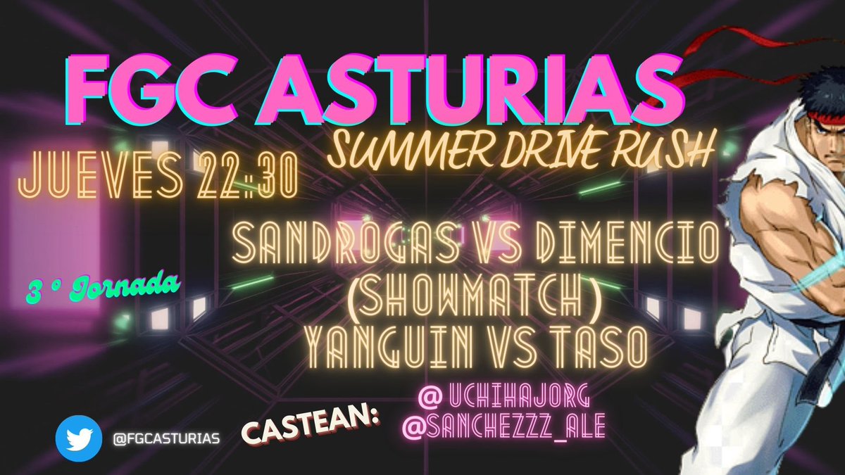 Chavales, que esto empieza ya, sabéis dónde? Efectivamente, en el twitch de los chavales cachoperos. 
📺Twitch.Tv/fgcasturias