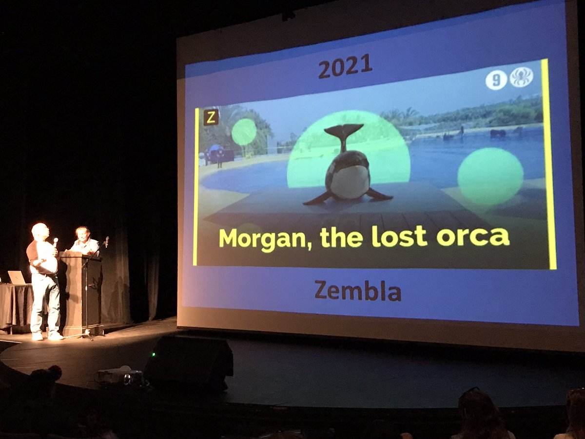 .@OrcaIngrid and Matthew Spiegl of Free Morgan Foundation giving an update on Morgan #SuperPod8