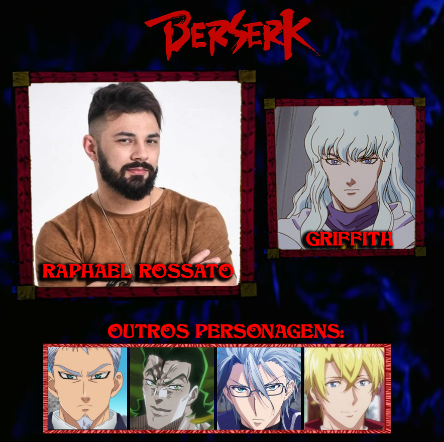 YouDubbing's tweet photo. E se Berserk (1997) fosse dublado? Confira: https://t.co/F6lUZtc3oU / #NetflixDubBerserk 

@RaphaelRossatto https://t.co/Nzf5aazC5s