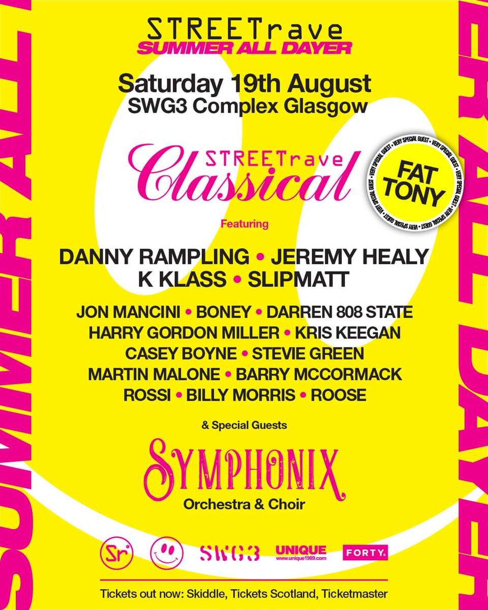 Buzzing to play with the streetrave crew! In SWG3 Alongside a bunch of absolute legends