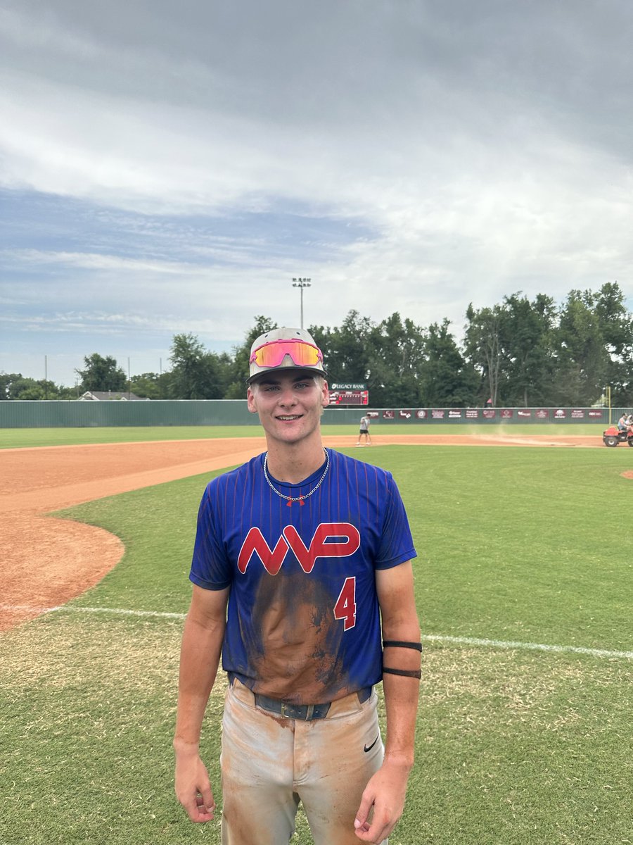 FiveToolOK's tweet image. #MantleWS F: @MVPBaseballOK 16U Eck 12, North Texas Longhorns Davis 3
PoG: @Aidan_Sean4 2-3, RBI, SB, BB