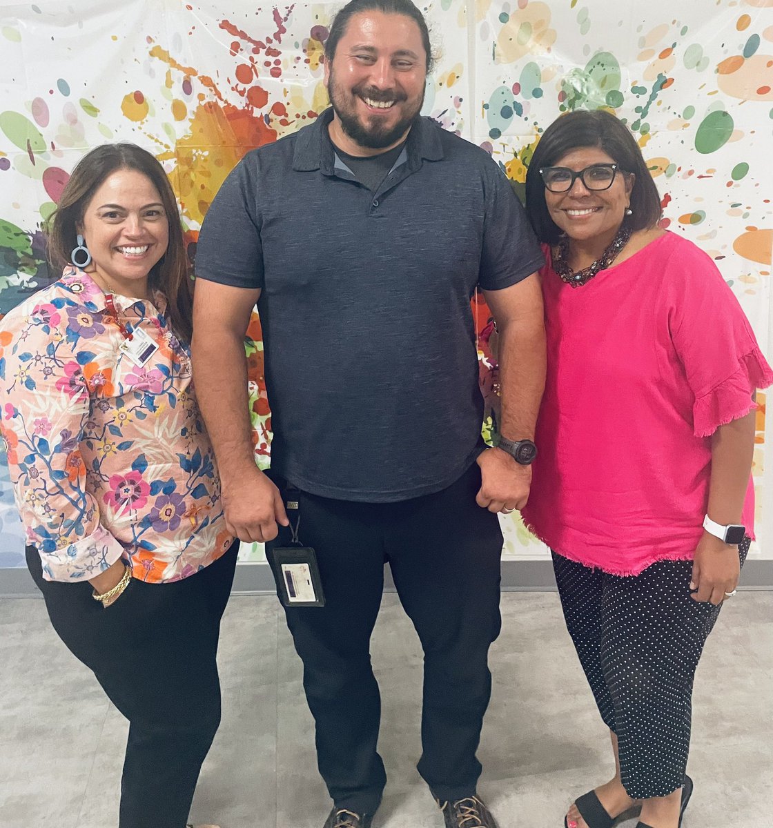 KevinJohnsonTX's tweet photo. Exciting day at #Tech2Teach23 ! Our MTSS team is having a blast exploring cutting-edge education tech tools like Chat GPT, Eduphoria, and Adobe Express. The icing on the cake was the amazing keynote by @HollyClarkEdu Feeling inspired! 
 #Innovation #CCISDStrongerTogether https://t.co/fh6kWKuqwn