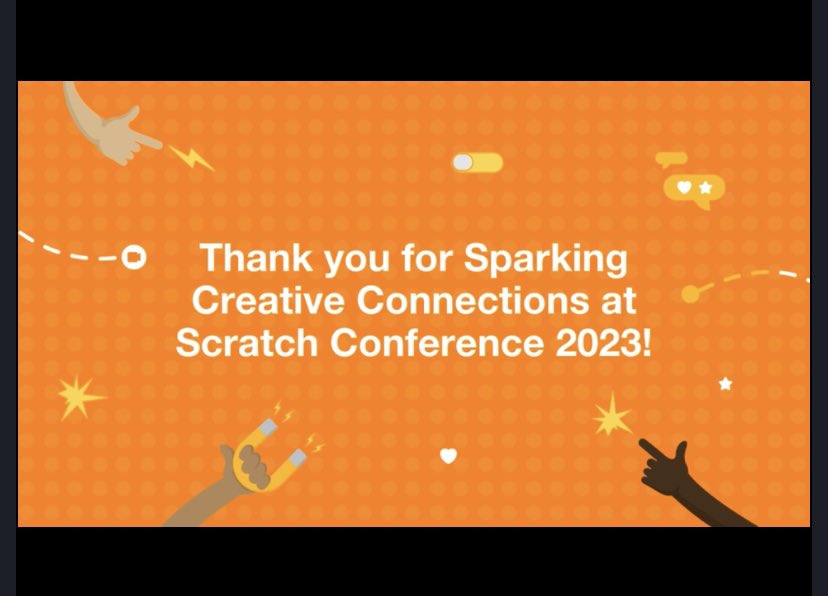 YMeza44's tweet photo. Another great forum of T-learning #Scratchconference.❤️the hat @mres ! Grateful 4 this @ScratchJr group! So many ideas to digest. Thx for wonderful padlet resource. Literally checking in from 20,000+ft in sky! ✈️ ) #Tech4Teachers #CS4all #LifelongKindergarten https://t.co/QJW4dHCeBH