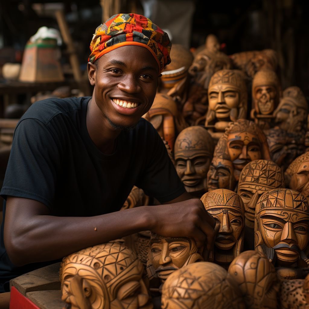 Did you know that the handicraft sector contributes significantly to employment in Africa? It provides livelihoods for millions of artisans, helping to alleviate poverty and drive economic growth. #ArtisanalSector #EmploymentOpportunities #Midjourney #Web3 #Handicraft #Handmade