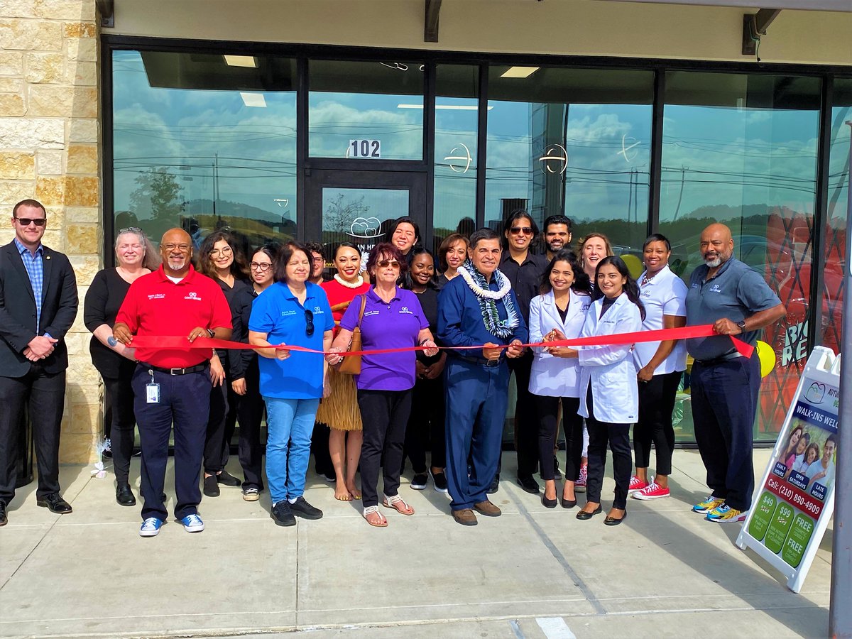 chooseconverse's tweet photo. We officially welcomed Autumn Heights Dental to Converse with a fantastic ribbon-cutting ceremony today. Dr. Shah and Dr. Malaviya and their team are ready to serve the residents in our great community. It was a pleasure to get to know them. https://t.co/oX6t9IyXCI