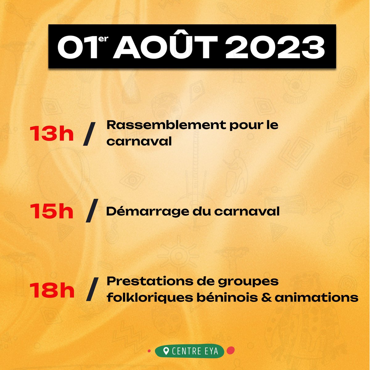⚠️ Entrée gratuite. 
Réservation conseillée via:  faevent.bj/event/zonlin-2…
