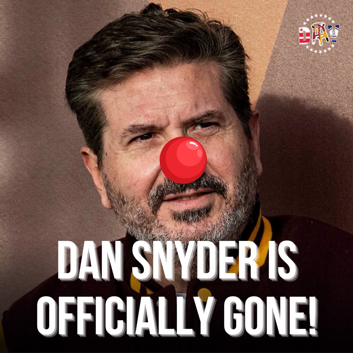 Barstooldmv's tweet photo. IT’S OFFICIAL! AFTER A UNANIMOUS VOTE: THE JOSH HARRIS GROUP ARE NOW THE OFFICIAL OWNERS OF THE DC FOOTBALL TEAM https://t.co/2hWcwHfsPk