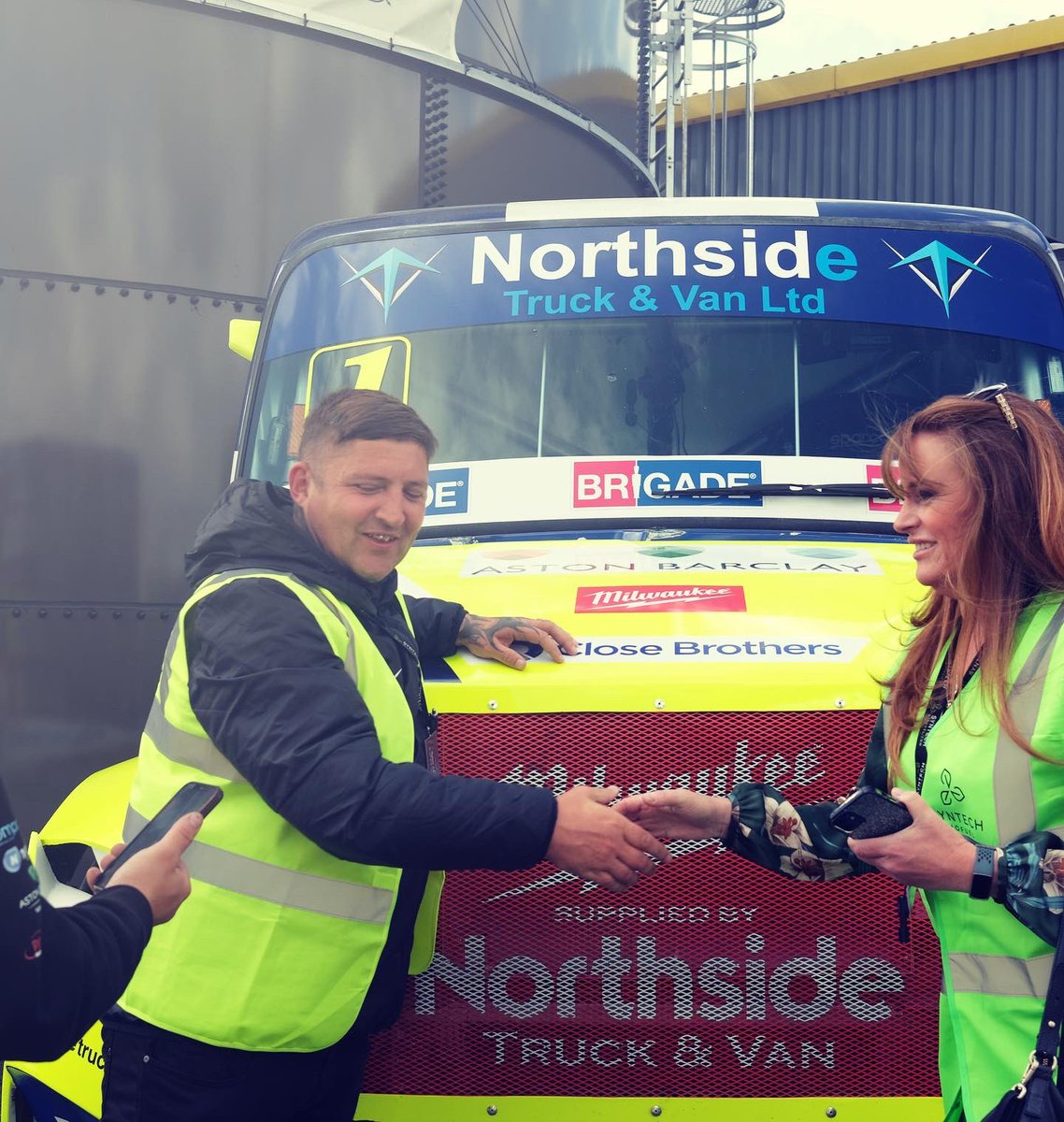 syntechbiofuel's tweet image. Official Launch Day-So good to have Champion driver Ryan Smith with us and so proud to be his fuel sponsor changing the story in motorsports with Syntech ASB.
Worldwide truck racing
#reallyfast
#reallysustainable
#syntechbiofuel
#alternativefuels
#we’rechangingthestory