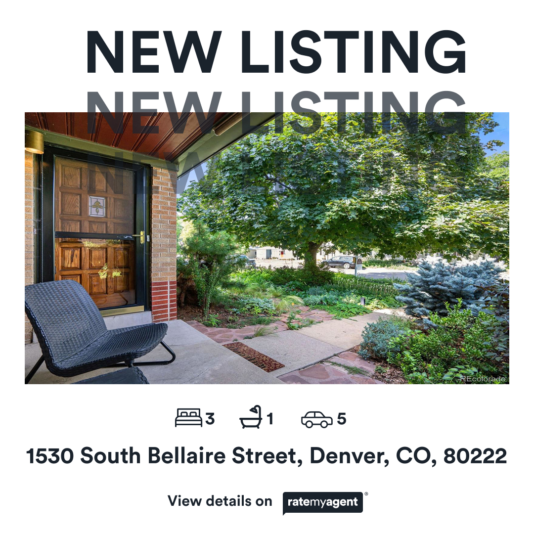 HHProgram's tweet image. 📷 3 📷 1 📷 5
📷 1530 South Bellaire Street, Denver, CO, 80222
My latest listing on RateMyAgent.
rma.reviews/aNSvydzNFofo
...
#ratemyagent #realestate #guiniverestevenson #justaskg #denverrealestate #femalerealtor