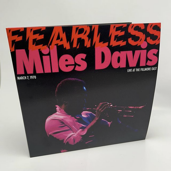 Miles Davis - “FEARLESS, Live at the Fillmore East”. Printed and manufactured as tri-fold direct to board gatefolds with process colors + two Pantone’s and aqueous gloss coating. VAULT#56 for Third Man Records 
#milesdavis #jazz #vinyl #vinylrecords #print #printshop