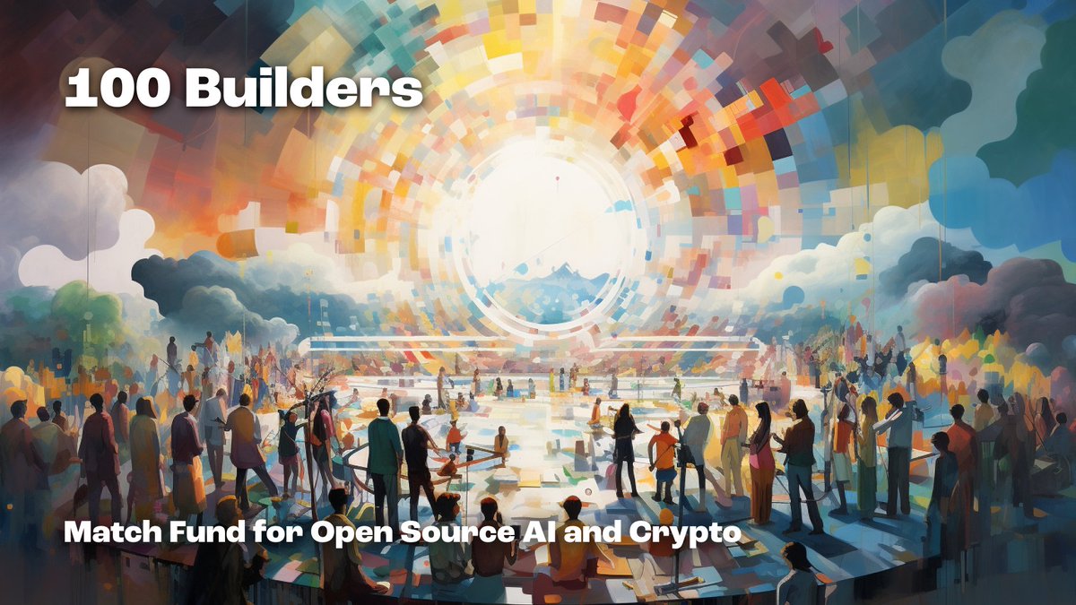 Pumped to launch our new $20K Match Fund for Open Source Projects at the frontier of AI and crypto. Selected projects receive funding and are accepted into @withBackdrop's 100 Builders program. 💸 Submit: help.artizen.fund/en/articles/81…