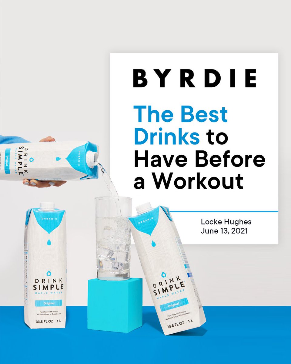 Drink Simple Maple Water tweet media