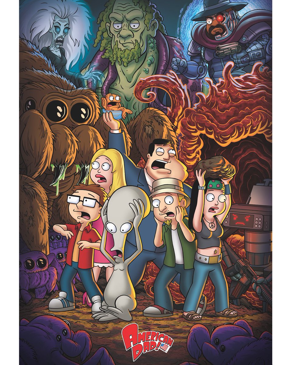 American Dad on Twitter "Dope art in celebration of new episodes