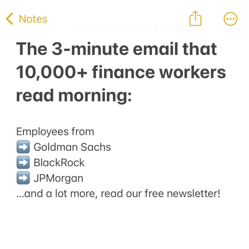 itsafterhoursco's tweet photo. Finance News in plain ole English anyone?!

We send out a FREE 3-minute newsletter of whats going on in finance?