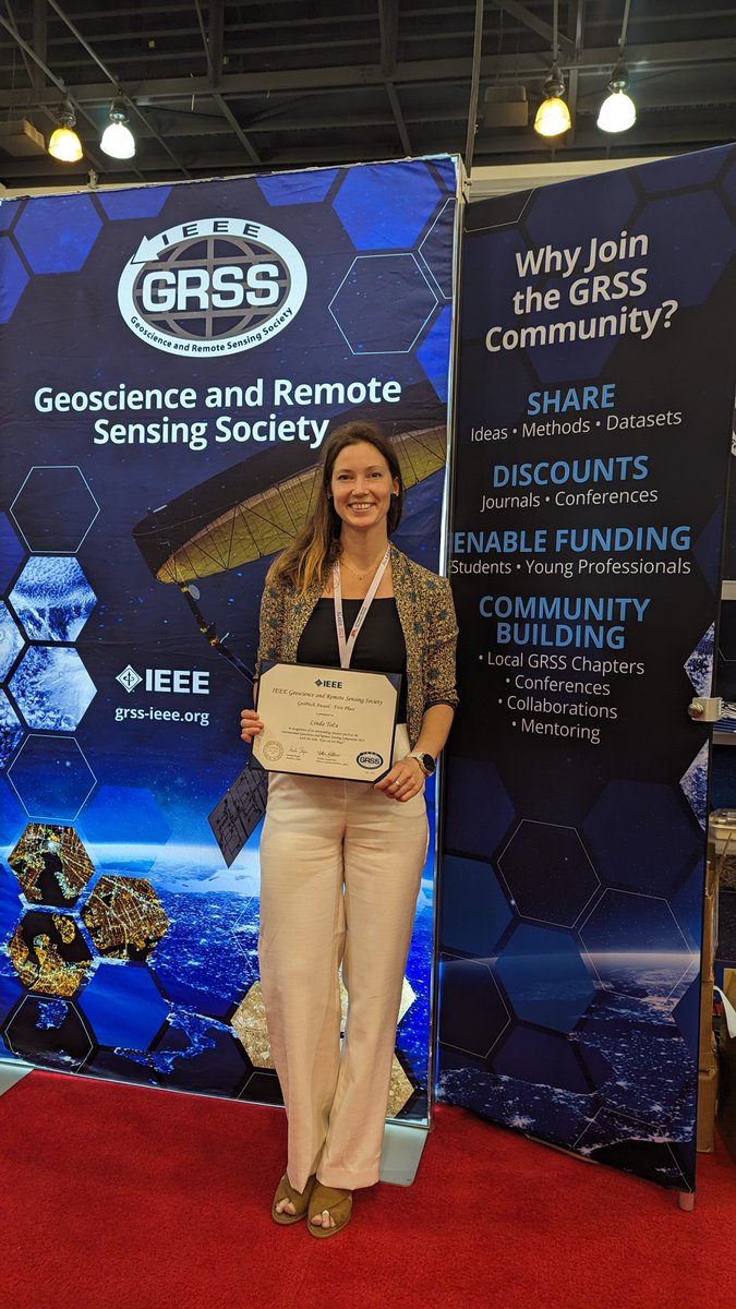Linda Toča (@linda_toca) on Twitter photo 1st place at #IGARSS2023 GeoPitch challenge! 🥳 Thank you <a href="/IEEE_GRSS/">IEEE Geoscience and Remote Sensing Society</a> and awesome pitches everyone. 1st place at #IGARSS2023 GeoPitch challenge! 🥳 Thank you <a href="/IEEE_GRSS/">IEEE Geoscience and Remote Sensing Society</a> and awesome pitches everyone.