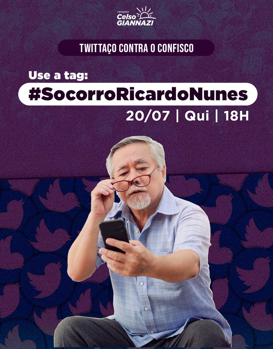 "Os aposentados PMSP precisam ter uma vida digna e justa após anos de trabalho e contribuição à previdência. Chega de desconto, PDL92 já!
<a href="/ricardo_nunessp/">Ricardo Nunes</a>
<a href="/camarasaopaulo/">camarasaopaulo</a>
<a href="/rinaldidigilio/">Rinaldi Digilio</a>
<a href="/rodrigohgoulart/">Rodrigo Goulart</a> 
<a href="/RubinhoNunes/">Rubinho Nunes</a>
<a href="/veramagalhaes/">Vera Magalhaes</a>
#SocorroRicardoNunes"
Desenrola o PDL92 já