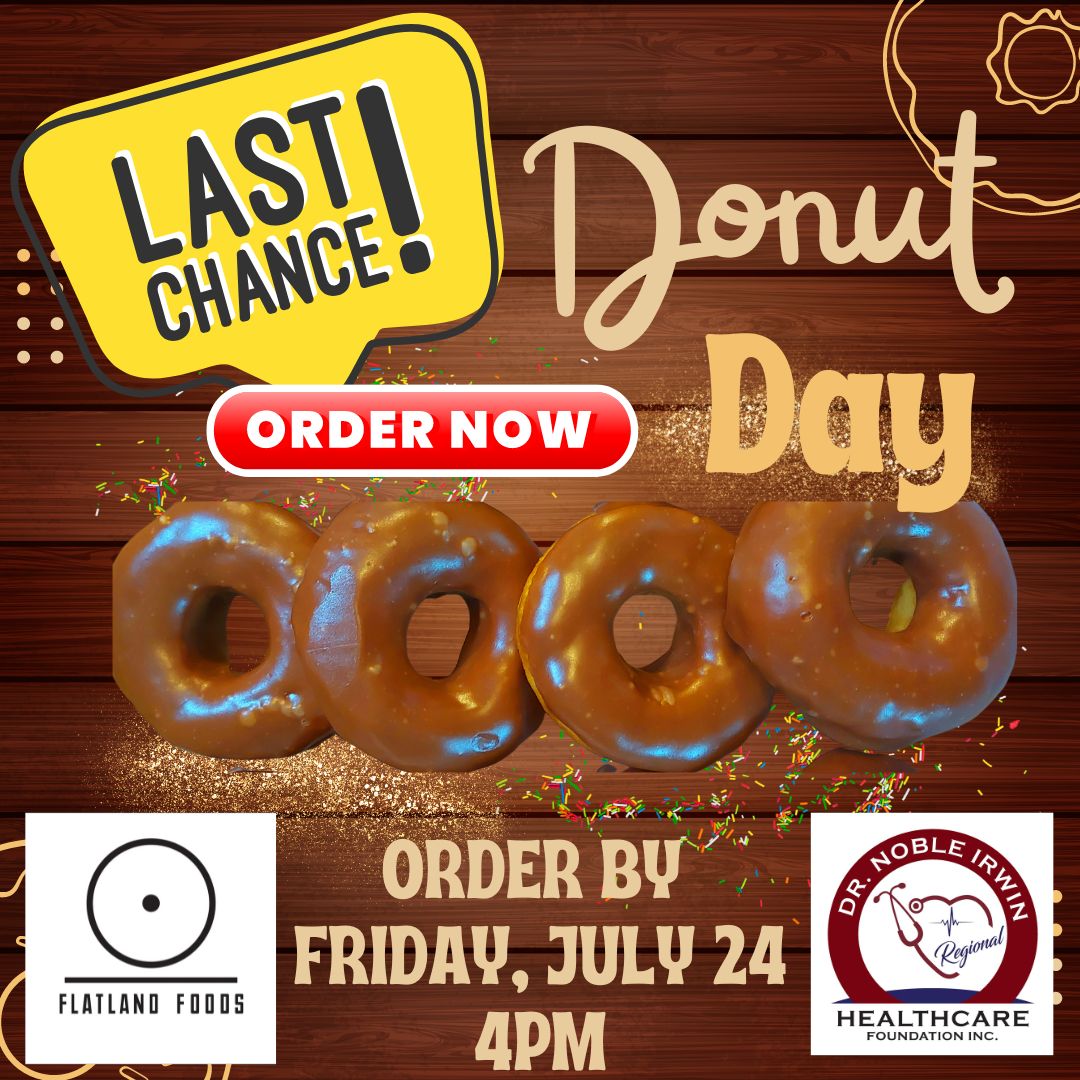 DONT MISS OUT! Only a few dozen of these incredible donuts left from our friends at Flatland Foods!  Email cimrie@dnif.ca right now to order your dozen (or more!) donuts for only $55! Payment can be made via e-transfer to: office@drirwinfoundation.com! #healthcare #supportlocal