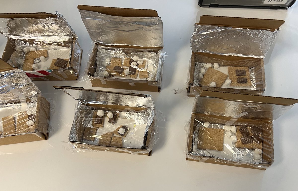 JResigG's tweet photo. OV STEM Camp 2023 in the books! Day 3 solar oven left you wanting s’more @SAMLabs 😁 https://t.co/ugHhcvthro