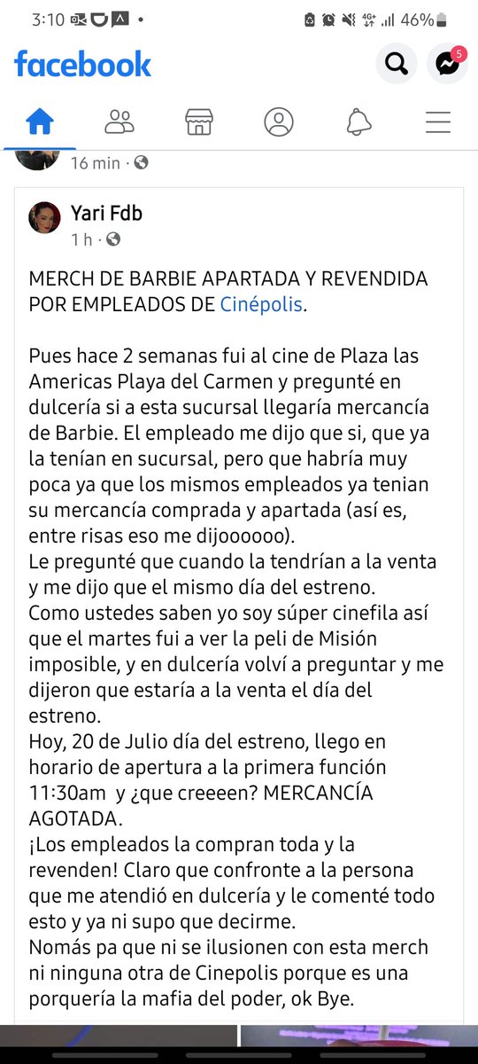 memories2610's tweet photo. Que onda @Cinepolis ?? https://t.co/20ziqaiskL