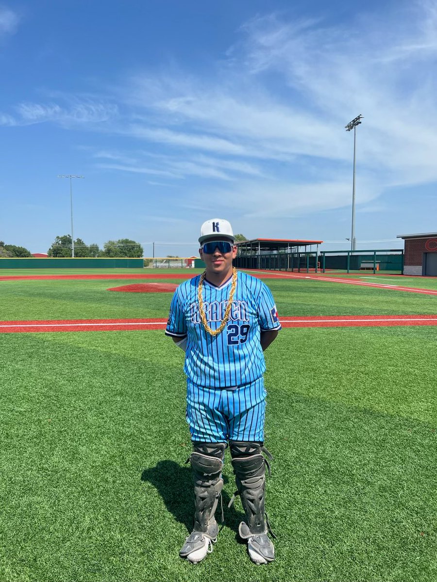 #FiveToolWS F: <a href="/texas_kraken/">Kraken Baseball Texas</a> Maldonado 2023 4, Kansas Curve Orange 3
PoG: <a href="/06Dani3l/">Daniel De los rios</a> 1-3, HR, 4 RBI
Pitcher: <a href="/SamuelLoz5/">Samuel Lozano</a> 6 IP, K, 2 ER
Notable: <a href="/CooperNace_/">Cooper Nace</a> 2-3